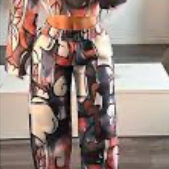 Abstract Patterned Jumpsuit - Picture 4 of 7